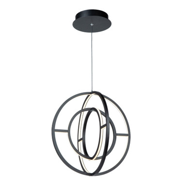 Celestial 4 Light Small LED Chandelier by Artcraft - AC6660BK