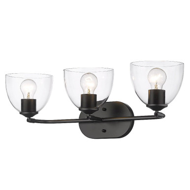 Roxie 1 Light Vanity Light by Golden - 6958-BA3