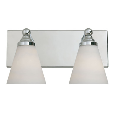 Hudson 2 Light Vanity Light by Designers Fountain - 6492-ch