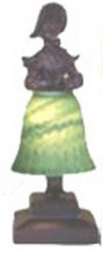 Silhouette 1 Light Prairie Lady Accent Lamp by Meyda Tiffany - 24094