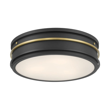 Stralara 9W 3 LED Flush Mount 4.5 Inch Tall and 16 Inch Wide by Millennium - 90203-MB/VB