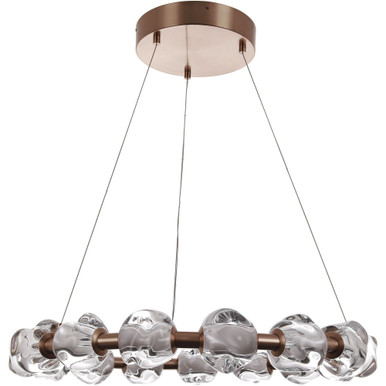 Jackie 15 LED Chandelier 4.13 Inch Tall and 30.38 Inch Wide by Craftmade - 59415