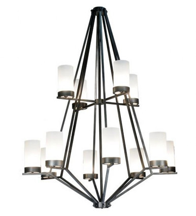 Galen 12 Light 2 Tier Chandelier 89 x 60 Inch by Meyda Tiffany - 115096