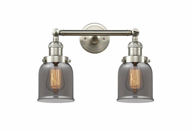 Bell 2 Light Adjustable Bath Vanity 10 Inch and 16 Inch Wide by Innovations - 208-SN-G53