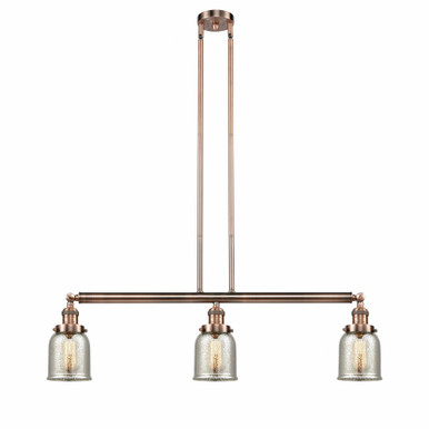 Bell 3 Light Stem Adjustable Island 10 Inch X 37.5 Inch Wide by Innovations - 213-AC-G58