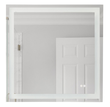 29W 1 LED Square Mirror 30 Inch Tall and 30 Inch Wide by Craftmade - MIR102-W