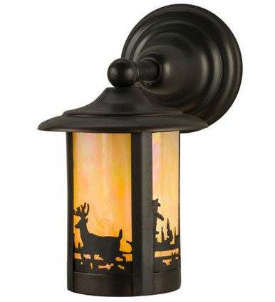 Fulton Deer Creek 1 Light Wall Sconce 11 x 6 Inches by Meyda Tiffany - 147778