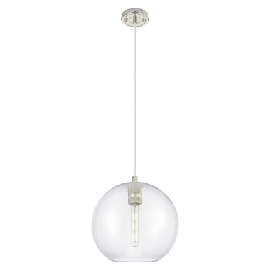 Crown Point 1 Light Cord Hung Pendant 10 Inch X 10 Inch Tall by Innovations - 434-1P-PN-G122-10