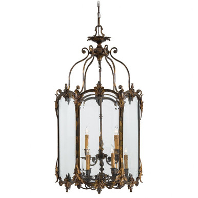 9 Light Large Foyer Pendant by Minka Metropolitan - N2335-OXB