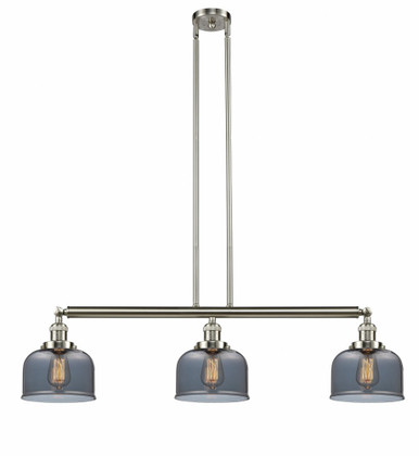 Bell 3 Light Stem Adjustable Island 13 Inch X 40.5 Inch Wide by Innovations - 213-SN-G73