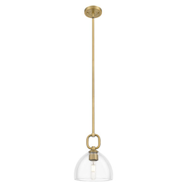 Hudson 1 Light Stem Hung Mini Pendant 8 Inch X 10 Inch Tall by Innovations - 485-1S-G486-8