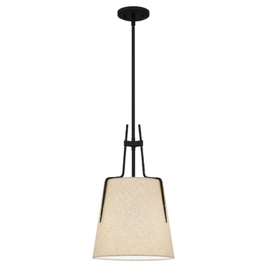 Leona 1 Light Medium Pendant by Quoizel - LOA1512MBK