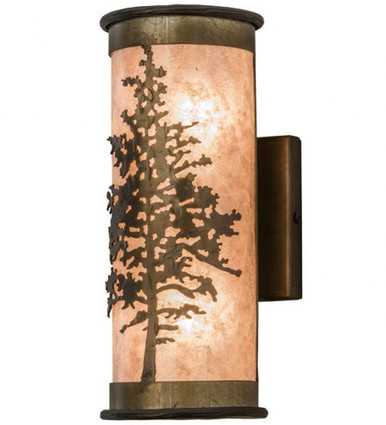 Tamarack 2 Light Wall Sconce 12 x 5 In by Meyda Tiffany - 110016
