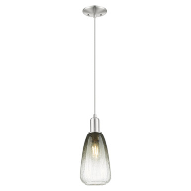 Brookhaven Almond 1 Light Cord Hung Mini Pendant 13.83X6 by Innovations - 716-1P-SN-G480-6SL
