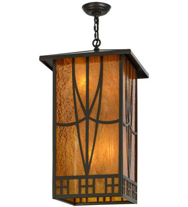 Scottsdale Mission 4 Light Square Pendant 33 x 22 Inches by Meyda Tiffany - 20927