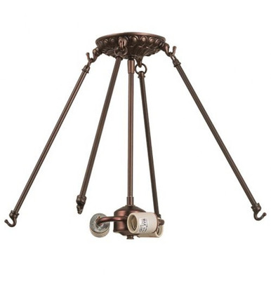 3 Light 24 Inch Wide Semi Flush Mount by Meyda Tiffany - 187954