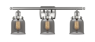 Bell 3 Light Bath Vanity 12 Inch Tall and 26 Inch Wide by Innovations - 916-3W-SN-G53