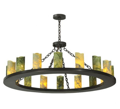 Loxley Jadestone 16 Light Chandelier 24.5 x 48 Inches Wide by Meyda Tiffany - 121882