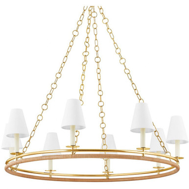 Swanton 8 Light Oversized Chandelier by Hudson Valley - 4408-AGB