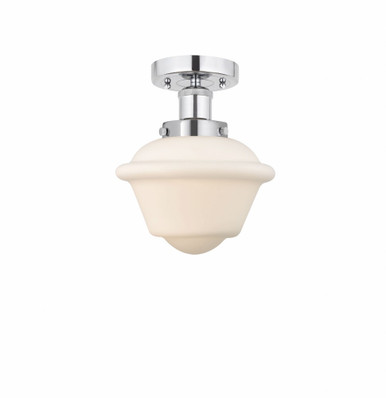 Oxford 1 Light 6.5 Inch Wide Semi Flush Mount by Innovations - 616-1F-G53
