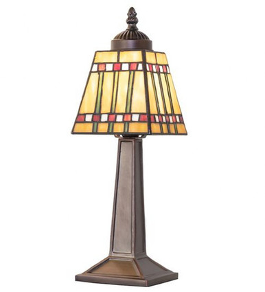 Prairie Corn 1 Light Mini Table Lamp 15 x 7 Inch by Meyda Tiffany - 262806