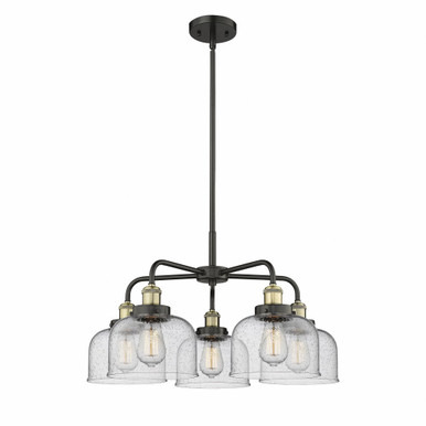 Cone 5 Light Chandelier  15 x 26.25 Inch Wide by Innovations  - 916-5CR-BAB-G74