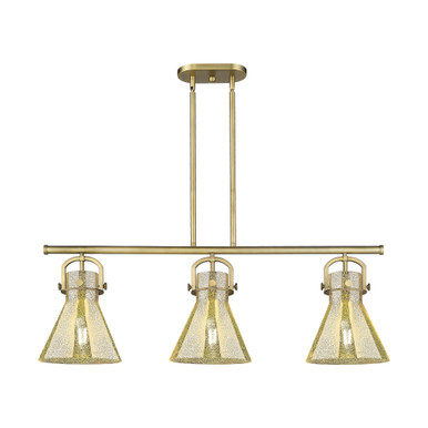 Newton Cone 3 Light Stem Arched Island 41.5 Inch Wide by Innovations - 410-3I-G411-10_P