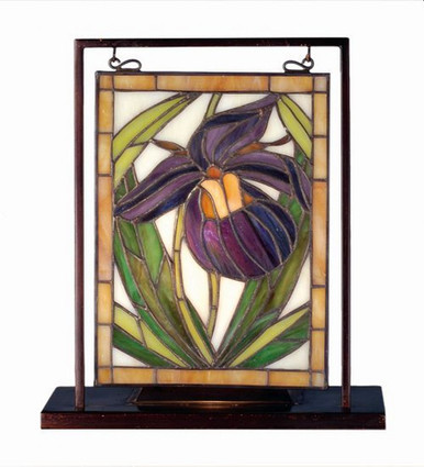 Lady Slippers 10.5 Inch 2 Lighted Mini Tabletop Window by Meyda Tiffany - 68351