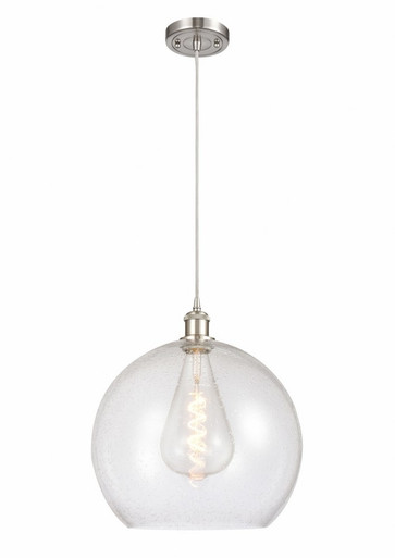 Athens 1 Light Medium Pendant 18.38 Inch Tall by Innovations - 516-1P-SN-G124-14