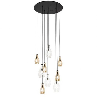Anjou 9 Light Pendant 21 Inches Tall and 45 Inches Wide by Meyda Tiffany - 255908