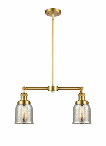 Bell 2 Light Stem Adjustable Island 10 Inch and 21 Inch Wide by Innovations - 209-SG-G58