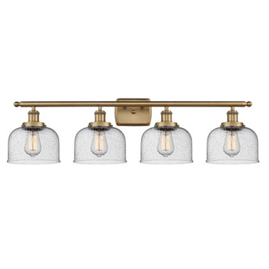 Bell 4 Light Bath Vanity 11 Inch Tall and 38 Inch Wide by Innovations - 916-4W-G7