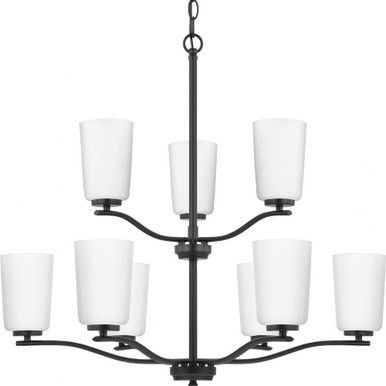 Adley 9 Light Large Linear Chandelier by Progress - P400351