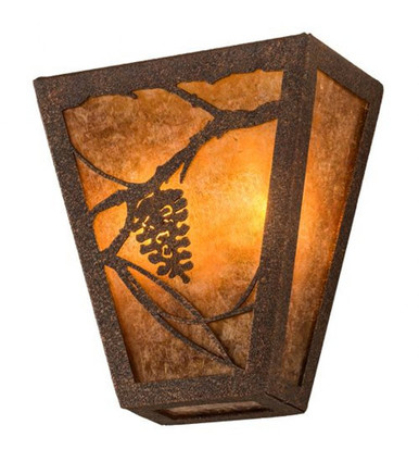Whispering Pines Two Light Wall Sconce 7.5 x 7 Inches by Meyda Tiffany - 192456