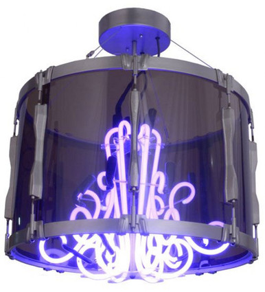 Purple Haze 6 Light Pendant 28 x 25.5 Inches by Meyda Tiffany - 154401