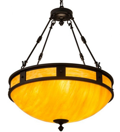 Capella 4 Light Inverted Pendant 42 x 28 Inches by Meyda Tiffany - 212502