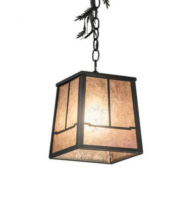 Pine Branch Valley View 1 Light Pendant 14 x 11 Inches by Meyda Tiffany - 236273