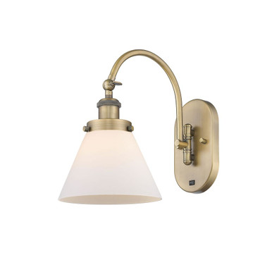 Cone 1 Light Adjustable Swing Arm Wall Sconce 12.75 X 8 Inch by Innovations - 918-1W-G4