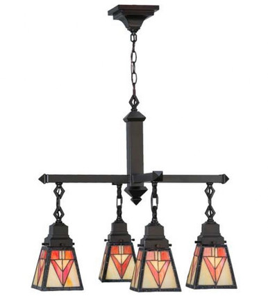 Otero Mission 4 Light Medium Chandelier By Meyda Tiffany - 144033