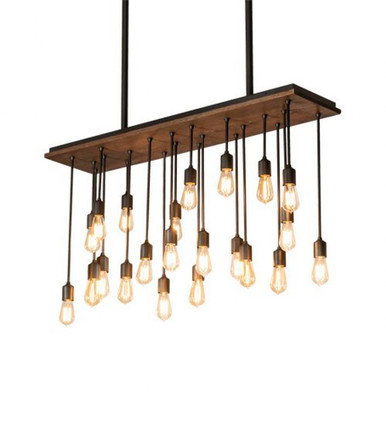 Alva 22 Light Pendant 88 Inches Tall and 11.25 Inches Wide by Meyda Tiffany - 217430