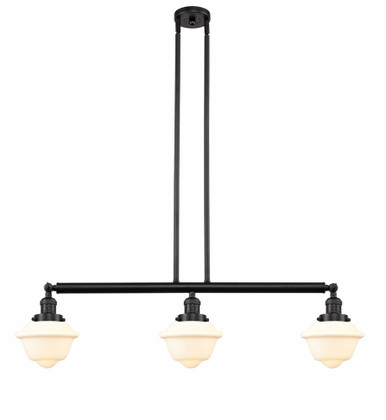 Oxford 3 Light Stem Adjustable Island 10 and 40 Inch Wide by Innovations - 213-OB-G531