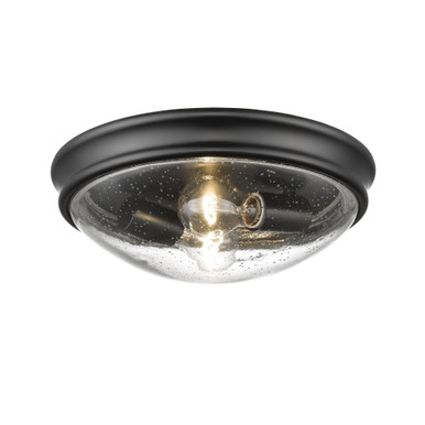 Belforge 2 Light Glass Flush Mount 5 Inch Tall and 12 Inch Wide by Millennium - 5228
