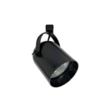 1 Light PAR38 Roundback Cylinder with Baffle Track Head by Nora  - NT-131-A