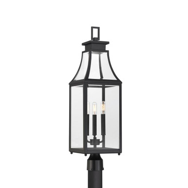 Emery 3 Light Outdoor Post Lantern 29.25 Inch Tall by Savoy House - 5-609-BK