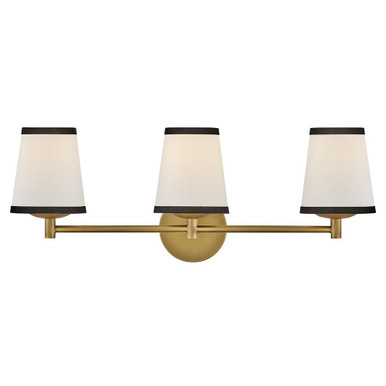 Sonia 15W 3 LED Medium Bath Vanity 24.25 Inch Wide by Hinkley - 57053LCB-OW
