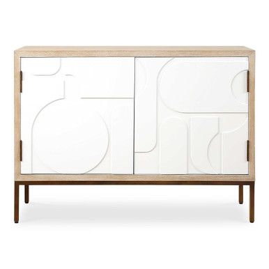 Weimar 2 Door Cabinet 31.5 Inch Tall and 43.38 Inch Wide by uttermost - 50129