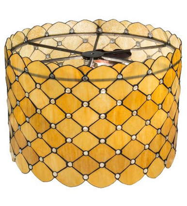 Giacomo - Glass Shade-18 Inches Tall and 25 Inches Wide by Meyda Tiffany - 163637