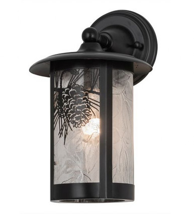 Fulton Winter Pine 1 Light Wall Sconce 13.5 x 8 In by Meyda Tiffany 173165 - 173165