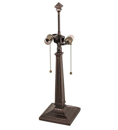 Mission 23 Inch Two Light Table Lamp Base by Meyda Tiffany - 16108