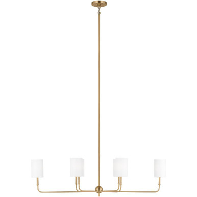 Foxdale 6 Light Oversized Linear Chandelier by Visual Comfort Studio - 3609306
